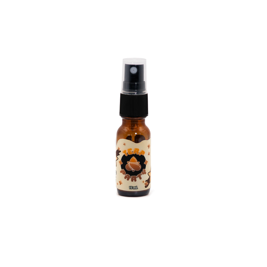 Vanilla terpene spray bottle with creamy vanilla scent