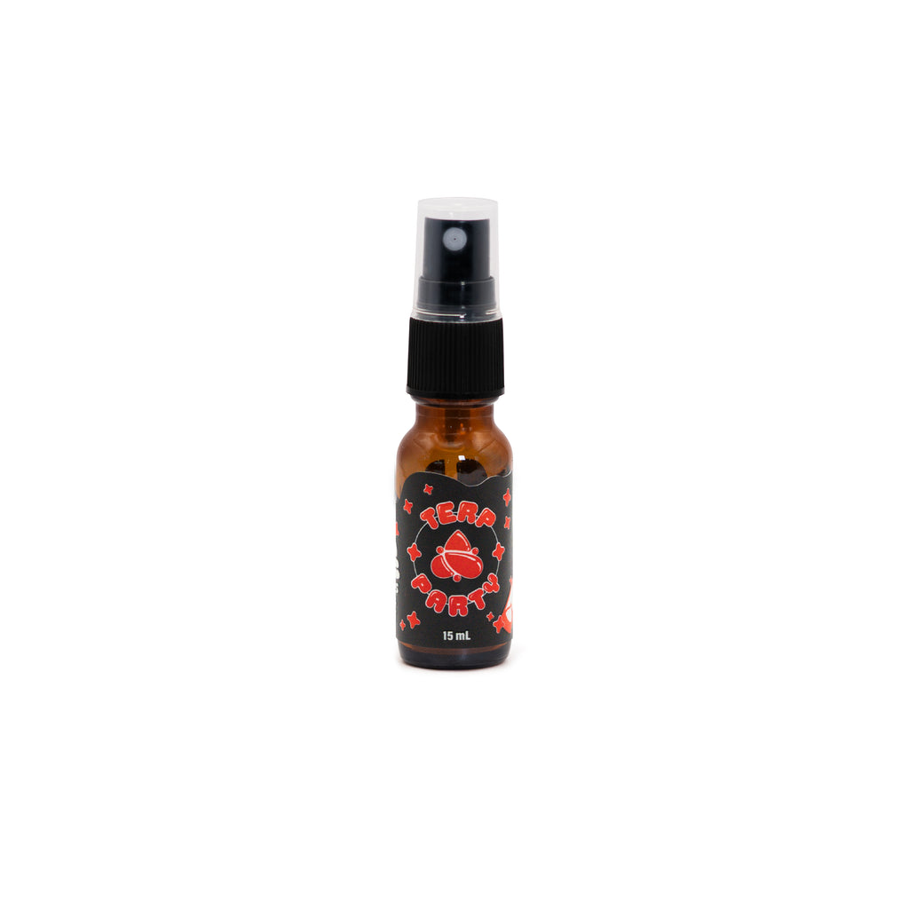 Whipped cream terpene spray flavor bottle with sweet cream scent