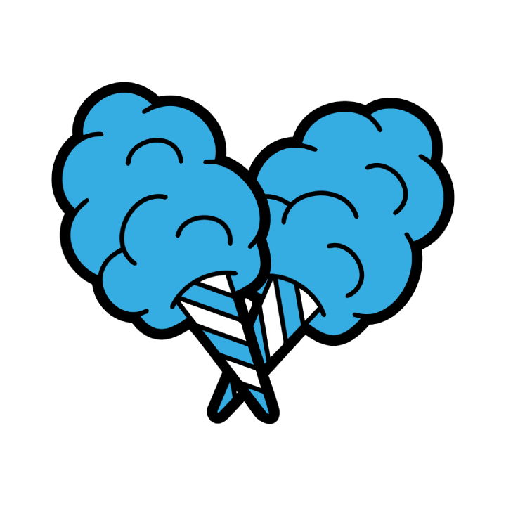 Blue Cotton Candy sweet terpene flavor