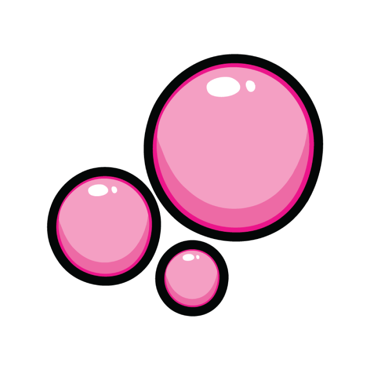Bubblegum terpene spray with nostalgic candy aroma