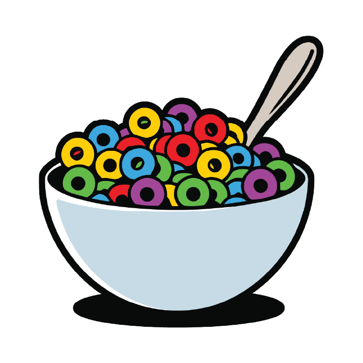 Fruity cereal terpene spray with sweet breakfast cereal aroma