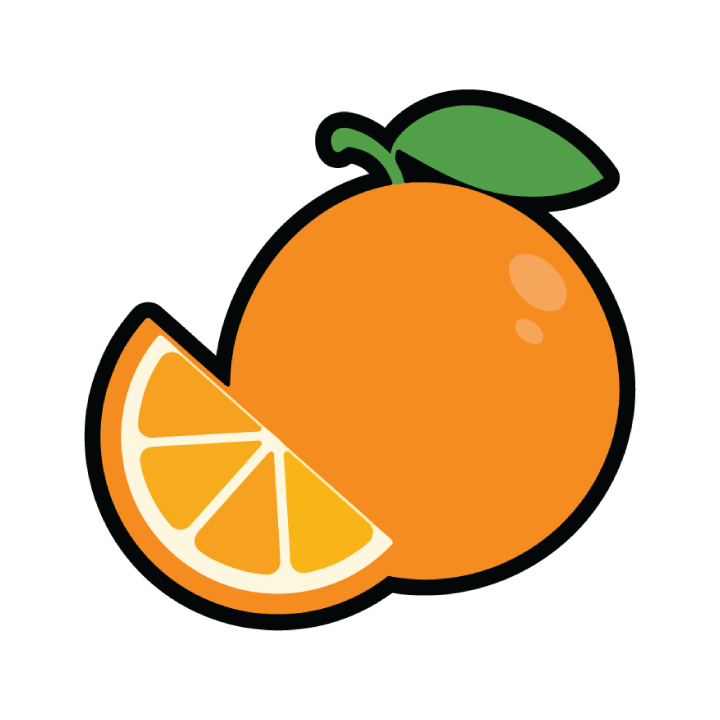 Orange terpene spray with juicy citrus fruit fragrance