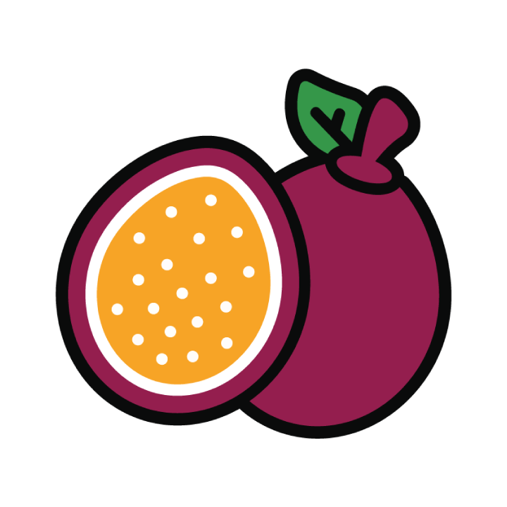 Sweet passion fruit terpene spray with juicy tropical fragrance