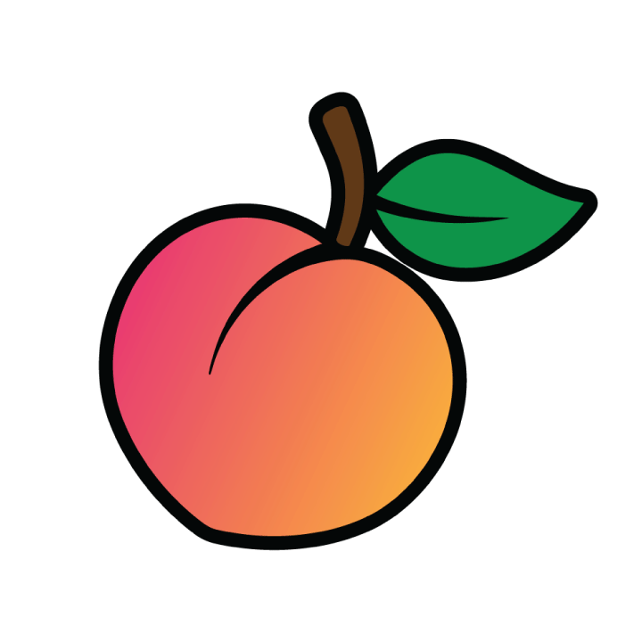 Peach terpene spray concentrate with sweet peach aroma